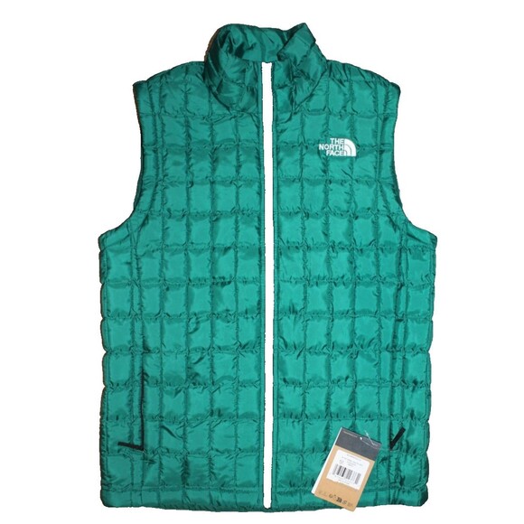 The‎ North Face Men Quilted T-Ball Eco Vest GREEN NWT - Picture 1 of 4